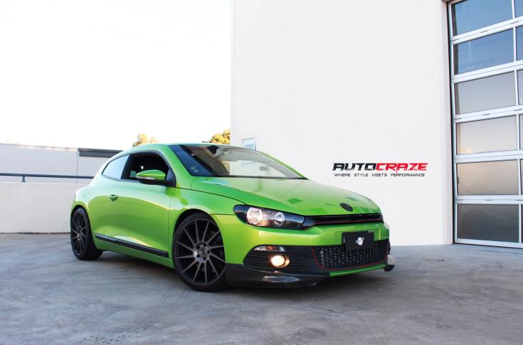 VOLKSWAGEN SCIROCCO SURGE MATTE BLACK TINTED FACE